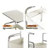 Prateleira de Armazenamento de Mesa de Cabeceira Carrinho de Mesa Lateral Removível Gabinete Lateral para Sala de Estar Sofá Carrinho para Lanches de Quarto Cozinha Doméstico
