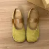 Zapatos Mary Jane de moda estilo coreano con punta cuadrada y una sola tira, nueva colección 2026, perfectos con faldas, bailarinas planas de punta baja para mujer