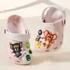 Zuecos de Verano Sanrio Estilo Nuevo Zapatos de Playa de Princesa para Niñas Sandalias de Punta Cerrada Pantuflas de Suela Suave para Niños Mayores