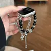 Adecuado para S10 Apple Watch Applewatch9 Reloj con Corona Retro iWatch Pulsera de Piedra Ojo de Gato Metálico