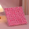 Flor de Jabón de 3 cm Cabeza de Flor de Tres Capas Sin Base Flor de Jabón DIY Flor de Rosa Artificial 520 Día de San Valentín Festival Qixi