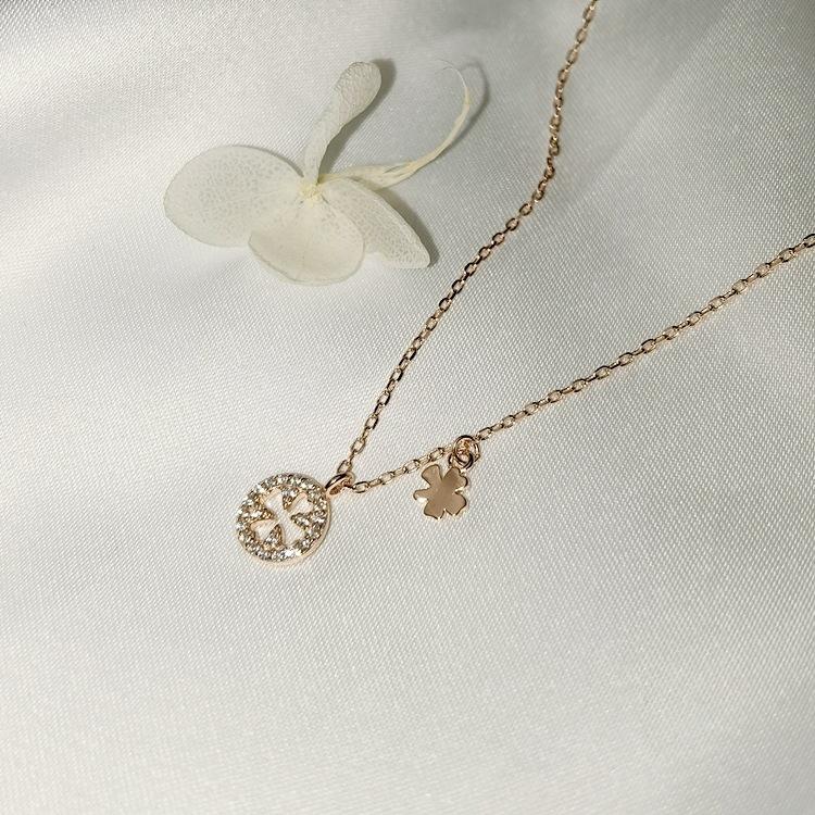 PL801722四叶草项链