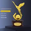 Artesanato em Metal de Liga Província de Hubei Troféu de Engenharia Civil Copo Grou Amarelo Copo Chutian Indústria de Decoração Fabricação de Troféus
