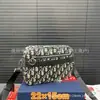 Nova Bolsa Tiracolo Masculina de Lona Jacquard Bordada com Zíper Duplo, Bolsa para Câmera Estilosa e Versátil, Bolsa Tiracolo de Ombro Único