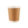 Vaso de Café Desechable Estilo Ins Vaso para Té con Leche Celebridad de Internet Doble Capa Engrosado Estilo Americano Vaso para Bebida Caliente a la Venta con Tapa para Uso Comercial