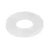 Junta plana redonda de silicona blanca, resistente a altas temperaturas, anillo de sellado impermeable, amortiguadora, arandela plana ecológica m3m4m5m8m10