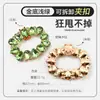 Nuevo Estilo Cristal de Color Gota de Agua Hebilla Cuadrada, Hebilla Elegante para Zapatos, Accesorio Decorativo Desmontable para Zapatos