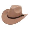 Sombrero de Copa Occidental Rizado de Estilo Británico Transfronterizo de AliExpress Sombrero de Jazz de Color Sólido que Combina con Todo Sombrero para el Sol