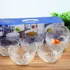 Conjunto de Seis Peças de Tigela e Prato Diamond para Atacado, Conjunto de Quatro Peças de Tigela de Vidro, Conjunto de Duas Peças de Tigela de Cristal, Brindes Promocionais, Brindes Corporativos