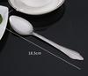 Cubertería de acero inoxidable tenedor cuchara cubertería de cantina de restaurante occidental cuchara sopera pequeña cuchara para postre y condimentos tenedor para pastel venta al por mayor de fábrica