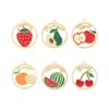 Accesorios de Joyería Pequeños Estilo Chanel al por Mayor Transfronterizos, Joyería Hecha a Mano DIY con Temática de Frutas, Accesorios de Joyería DIY Esmaltados de Alta Calidad
