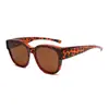 Nuevas gafas de sol polarizadas de carey transfronterizas para mujer, aptas para usar sobre gafas de prescripción, específicamente para conducir, protección UV, gafas de sol de moda