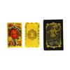 Baralho de Tarot Dourado Waite Carta de Tarot Tarot Impressão Colorida Carta de Tarot PVC Impermeável Jogo de Mesa de Tarot Toalha de Mesa