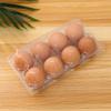 Embalagem de bandeja para ovos de plástico espessado 8 caixas de ovos transparentes para animais de estimação, caixa de embalagem blister, bandeja inferior, fabricantes de atacado