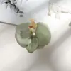 Y Flor de Orquídea Borboleta Cabeça de Flor Artificial Parede de Flores Acessórios Materiais de Flores DIY Artesanal Decoração de Casamento Pétalas de Flores Grampo de Cabelo Materiais para Headwear