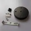 Accesorios de Iluminación DIY Rectangular Redondo Base de Placa de Techo Chasis de Lámpara de Araña Ventosa Portalámparas