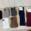 Calcetines de Hilo de Plumas de Nuevo Estilo Primavera y Verano Color Café para Mujer, Calcetines Altos de Color Sólido Sencillos, Calcetines Deportivos de Tubo Medio para Chicas Jóvenes