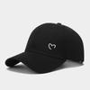 Sombrero para Mujer Primavera y Verano Nuevo Sombrero para el Sol con Protección Solar para Exterior Sombrero para Pareja Gorra Bordada Lateral con Amor Pequeño Gorra para Hombre