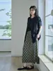 Falda Corta de Corte A Talla Grande ALINDM para Mujeres Ligeramente Gorditas Verano 100kg Chaqueta Chaleco de Tweed sin Mangas