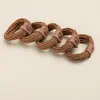 Al por mayor En stock Rayas Horizontales Moda Lindo Oso Gomas para el Cabello Alta Elasticidad Bandas para el Cabello Accesorios para el Cabello de Mujer