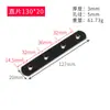Código de Esquina Engrosado de Acero Inoxidable Negro Ángulo Recto de 90 Grados Hierro Angular en Forma de L Conector para Muebles Fijador Soporte Soporte de Estante