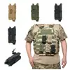 Outdoor Tactical Tiger 9mm Pistola Magazine Single Elastic Quick Pull Case Militar Fan Molle Tool Kit Acessório Bolsa