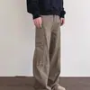 Venda Direta da Fábrica Jeans Soltos para Homens, Estilo Americano Tendência para Primavera e Outono Calças Retas Camufladas, Calças de Perna Larga Desconstruídas para Adolescentes