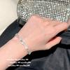 Collar de Gemas con Espinas Irregulares Brillantes Diseñador Chapado en Oro de 18K Hueso Zircón Gargantilla Pulsera