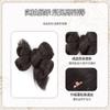 Novo estilo chinês botão de flor cabeça de bola modelador de cabelo hanfu estilo antigo flor peruca saco de cabelo nupcial updo bun peruca anel de cabelo