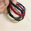 Cuerda para el pelo básica de goma elástica alta de tres capas anudada estilo japonés y coreano, banda para el pelo, cuerda para el pelo versátil, accesorios para el pelo para mujer