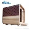 Ventas Directas de Fábrica luz cuadrada onda roja cedro rojo Ocio exterior sala de vapor seca sala de sauna Villa desintoxicación energía del hogar Casa