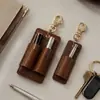 Clip de Bolígrafo Creativo para Colgar en el Cuello Estuche para Bolígrafos Llavero Portátil Compacto Portabolígrafos de Cuero Clip de Almacenamiento Diario para Bolígrafos Accesorio
