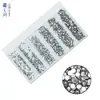 Venda Quente Transfronteiriça Cor para Nail Art Diamante para Nail Art Broca de Vidro com Fundo Plano Strass para Nail Art Acessórios de Joias DIY