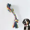 Juguete para Perro Cuerda de Algodón de Tres Hilos Juguete para Mascotas para Perros Grandes, Medianos y Pequeños, Cuerda para Masticar de Doble Nudo para Entretenimiento Propio, Stock Listo del Fabricante al por Mayor