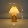 Lámpara de noche estilo europeo para dormitorio, acogedora y creativa, lámpara de mesa de lujo americano, ambiente de alta gama, lámpara de mesa de cerámica estilo chino, vintage