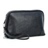 Adecuado para accesorios de cable de datos de Apple bolsa de almacenamiento de piel de vaca bolso de mano retro multifuncional hecho a mano con muñequera