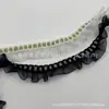 Cortina DIY feita à mão com babados estilo Chanel pequena de 4 cm, têxtil para casa, sapato, chapéu, gola de vestido, acessório de vestuário renda