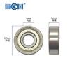 Suministro de Rodamiento Huanchi Hch Modelo 606Zz en Stock, Sellado por Ambos Lados, Dimensiones: Diámetro Interior 6 mm, Diámetro Exterior 17 mm, Espesor 6 mm