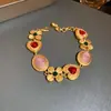 Pendientes Ovalados Geométricos Incrustados con Diamantes Vintage y Collar, Cadena para Clavícula de Lujo Ligero de Nicho, Juego de Joyería Retro
