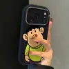 Adequado para capas de celular Apple 18 Pro Max e iPhone 18 Pro; apresenta um design fofo, adorável e inovador com um personagem de tigre rechonchudo