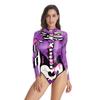 Moda europeia e americana feminina AliExpress novo Halloween colete feminino maiô caveira impressão digital 3D atacado