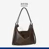 Bolso de Hombro Chic Vintage de Gran Capacidad, Estilo Relajado, Casual de Moda para Mujer, Nuevo Primavera 2026, Bolso Tote de Alto Valor