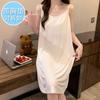 Pijama Sexy de Tirantes Talla Grande al por Mayor con Copas para Mujer Verano Modal Fresco Holgado para Gorditas mm 100kg Bata