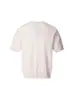 Camiseta de Punto Color Block con Cuello en V de Manga Corta, Estilo Old Money Americano, Falsa de Dos Piezas, Unisex, Minimalista, Perezoso, Casual, Moderna
