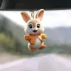 Colgante de Conejo Adorno Personalizado para Espejo Retrovisor de Coche Amazon Nuevo Plano Creativo Acrílico Transfronterizo Dibujos Animados