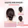 Peruca Coque de Pena Baixo com Presilha de Garra Ferramenta para Penteado de Coque Preguiçoso Peruca Coque Peruca de Cabelo Realista Elástico de Cabelo