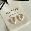 Brincos de Gota de Óleo Femininos 2023 Novo Moda Elegante Coração de Pêssego Design de Nicho Brincos de Orelha de Luxo Leve Brincos de Orelha Estilo Ocidental