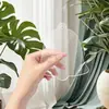 Decoración Navideña de Comercio Exterior de Amazon Transfronterizo Copo de Nieve con Agujeros Hoja Acrílica Transparente en Blanco Colgante Festivo Colgante