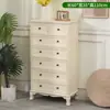 Cómoda de Madera Maciza en Liquidación Armario con Cajones para Dormitorio Armario de Almacenamiento para Sala de Estar Cómoda de Uso Doméstico
