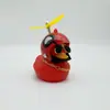 Enfeites de Carro de Pato Quebrando Pato de Natal Andando de Bicicleta Elétrica Decorações de Bicicleta Pato Vermelho Pequeno Interior Pato Amarelo Pequeno